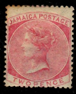 Jamaica - Scott #2 Mint 2 Pence Rose 1860