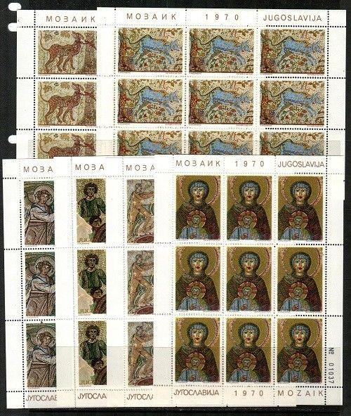 Yugoslavia Scott 1011-16 Mint NH mini-sheets (Catalog Value $27.90)