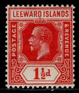 LEEWARD ISLANDS GV SG63, 1½d carmine-red, VLH MINT.