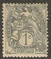 French offices in Port Said 18, Mint, hinged, 1916  (f128)