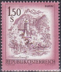 AUSTRIA SC #960 Stamp 1974 Bludenz, Vorarlberg. 1.50s MNH OG