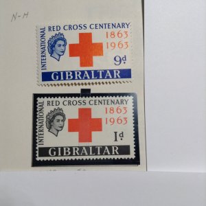 Gibraltar  #  162-63  MNH