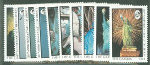 Gambia #677-86  Single (Complete Set)