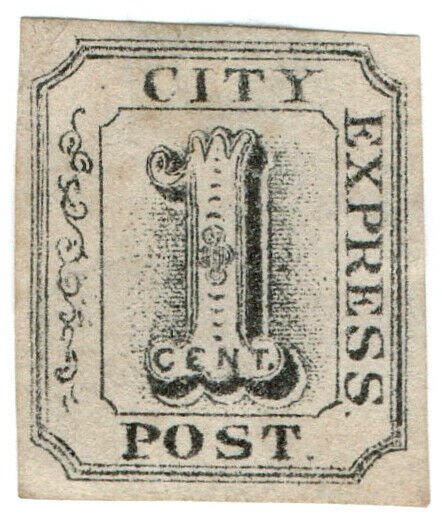 (I.B) US Local Post : City Express Post 1c