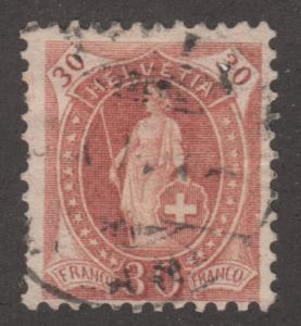 Switzerland 95 Helvetia 1892