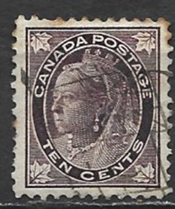 COLLECTION LOT 21597 CANADA #73 1898 CV+$100