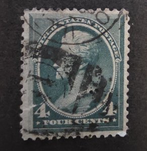 US Scott 211 1883 4 Cent Andrew Jackson Used Stamp T20050