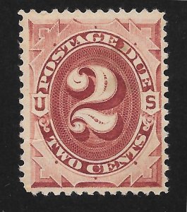 J16 MNH, 2c. Postage Due, scv: $225, FREE INSURED SHIPPING