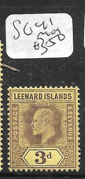 LEEWARD ISLANDS  (PP0105B) KE  3D  SG 41  MOG