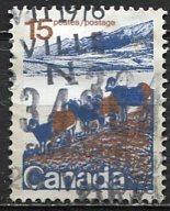Canada; 1972: Sc. # 595a; O/Used Single Stamp