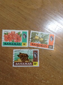 Bahamas  # 398-400  Used