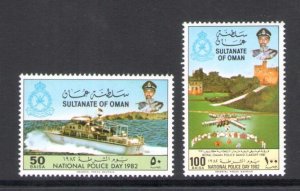 1982 Oman - SG. 257/58 - National Police Day - MNH**
