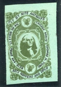 USA GUAM; Unusual 1972 Chicago Letter Service Local issue fine Mint PIECE