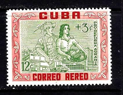 Cuba,airmails,Scott #CB#1, unused, lightly hinged