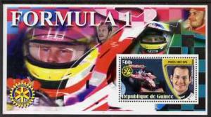 Guinea - Conakry 2003 Formula 1 perf s/sheet #2 containin...