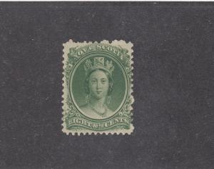 NOVA SCOTIA  # 11  FVF-MH  81/2cts  VICTORIA GREEN