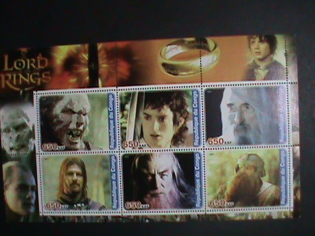 Congo Stamp:2001-Lord Of the Ring MNH full Stamp sheet