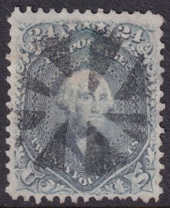 #70b Used, VF, Fancy cancel (CV $825) (CV $825 - ID43014) - Joseph Luft