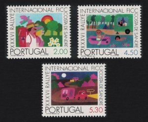 Portugal 36th Intl Camping and Caravanning Federation Rally 3v 1975 MNH