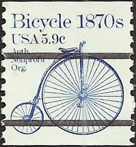 # 1901a MINT NEVER HINGED PRE-CANCELLED BICYCLE
