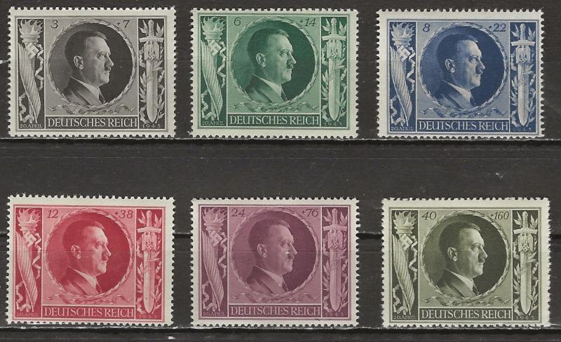 Germany B231-236 MNH