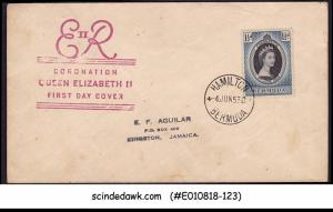 BERMUDA - 1953 QE CORONATION FDC