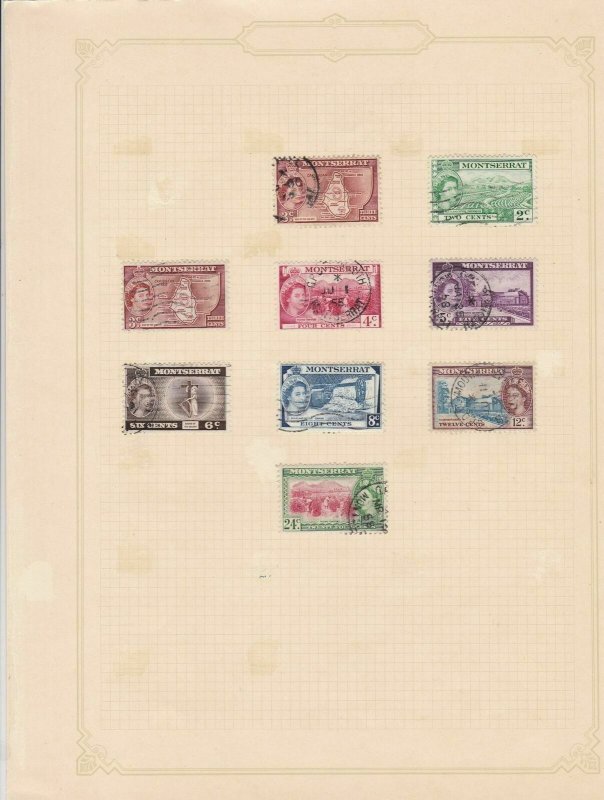 montserrat stamps sheet ref 17785