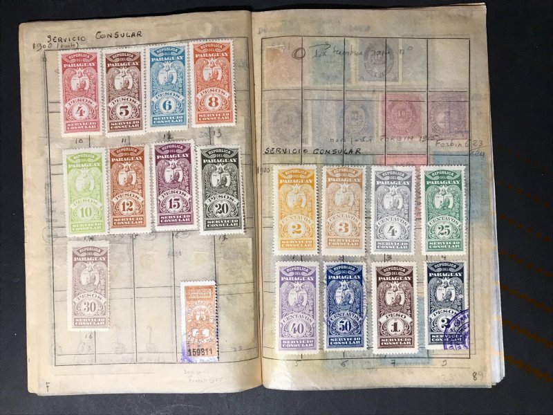 Central and South America Revenue Stamps Mint/Used 1891-1906 (242 Stamps)