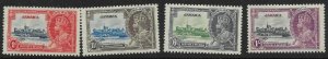 JAMAICA SG114/7 1935 SILVER JUBILEE SET MTD MINT