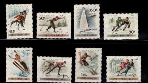 HUNGARY MAGYAR  Scott C158-C165 MNH** Winter Sports set