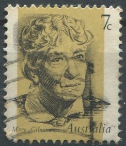 Australia Sc#546 Used, 7c bis & blk, Famous Australians (5th Series) (1973)