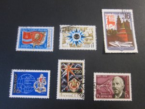 Russia 1971 Sc 3874-5,80,81,87-88 sets(6) FU