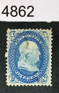 US STAMPS # 63 USED CAT. $45 LOT #4862