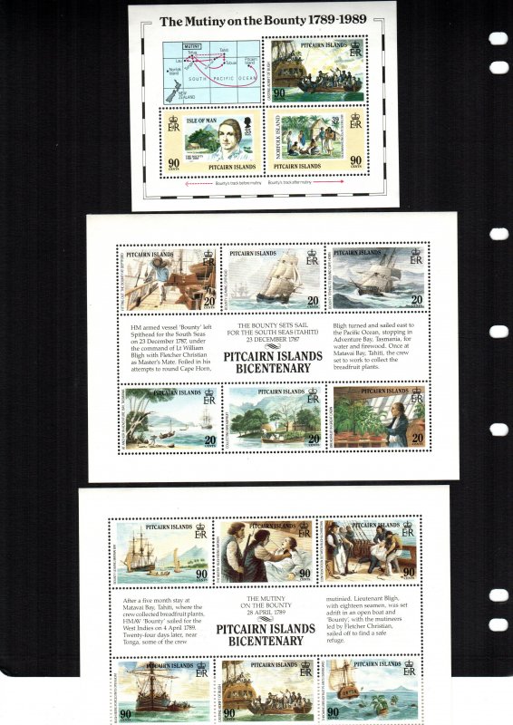 Pitcairn islands  320 - 322  MNH cat $  27.40 aaaa