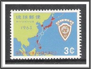 Ryukyu Islands #113 Map MNH