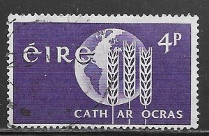 Ireland 186: 3p Globe and Wheat, used, VF