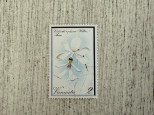 Vanuatu #324 Used, 2v, Orchids, 2024 SCV $0.75