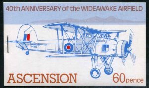Ascension Island SC# 310a Aviation Complete Booklet MNH