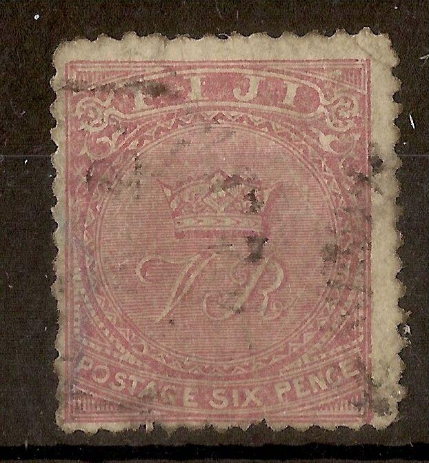 Fiji 1880 6d SG38 Used Filler