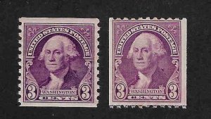 721-722 Mint,OG,HR... SCV $4.25