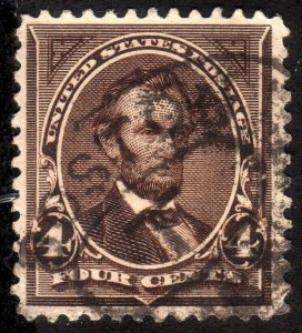 1895, US 4c, Lincoln, Used, Sc 269