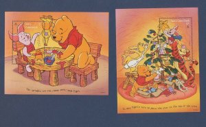 TURKS & CAICOS ISLANDS -  Sc 1221-1222 - DIsney - Winnie the Pooh - 1996