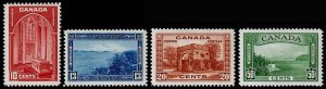 Canada Scott 241-244 (1938) Mint H/NH VF, CV $92.50 B