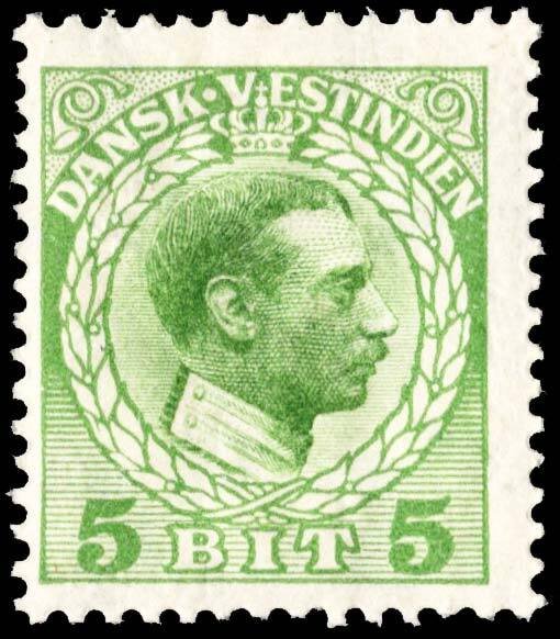 Danish West Indies Scott 51 Unused hinged.