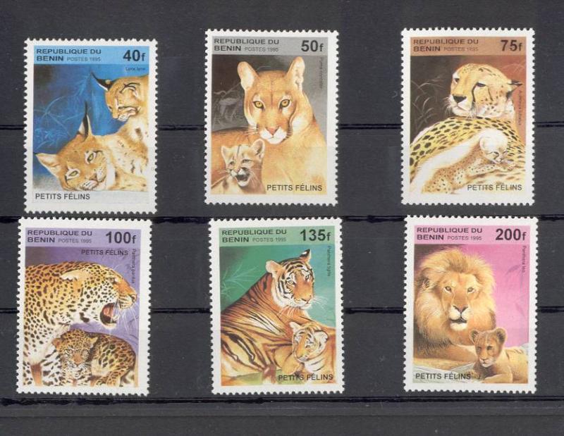 Benin - Mi. 704-09 (Wild Animals) - MNH - E372