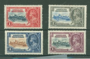 Somaliland Protectorate #77-80 Unused Single (Complete Set) (Jubilee) (King)