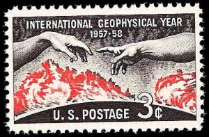 # 1107 MINT NEVER HINGED GEOPHYSICAL YEAR