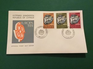 Cyprus First Day Cover Europa  1974 Stamp Cover R43118