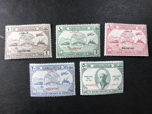 JORDAN # N18--N22-MINT NEVER/HINGED--PALESTINE-OCCUPATION--COMPLETE SET--1949