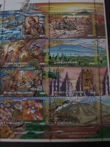 INDONESIA-1998-SC#1799 FAMOUS FOLKTALES-REGION-CERTA RAKYAT STORY-MNH SHEET